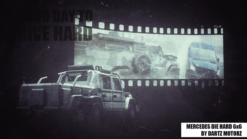 Illustration for article titled Dartz Turned A 6x6 G-Wagen Into The MRAP From Die Hard 5